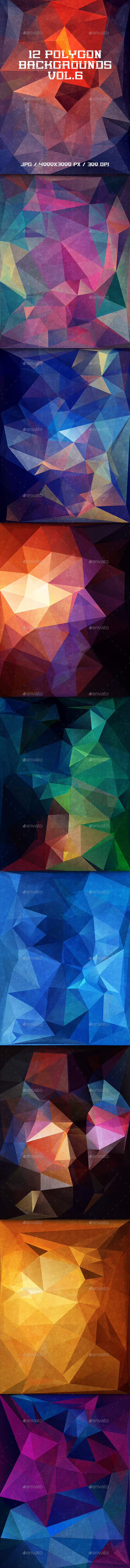 GraphicRiver Polygon Backgrounds Vol.6 11507788 GraphicRiver Polygon Backgrounds Vol.6 11507788