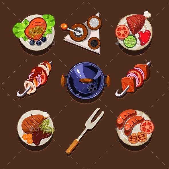 GraphicRiver BBQ Grill Icon 11508538 GraphicRiver BBQ Grill Icon 11508538