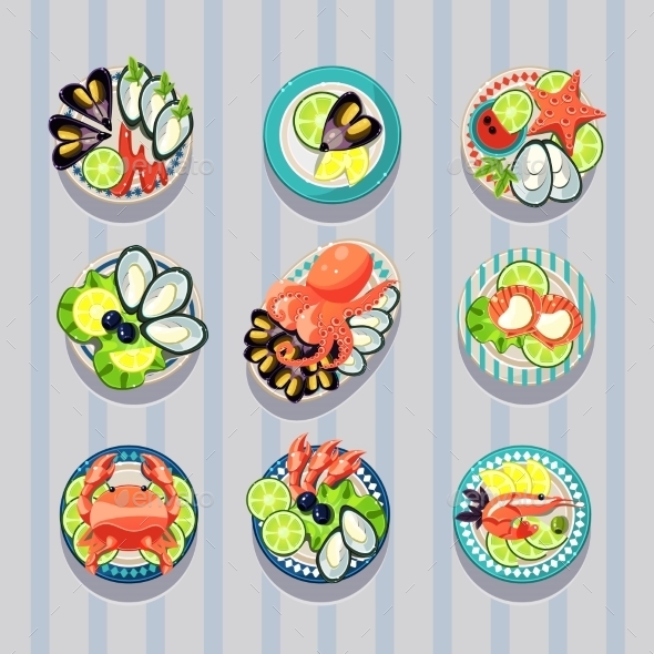 GraphicRiver Infographic Elements Food Business Seafood 11508621 GraphicRiver Infographic Elements Food Business Seafood 11508621