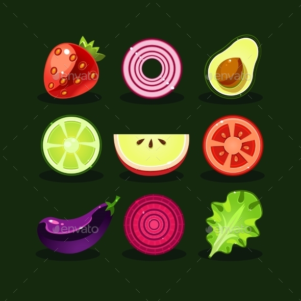 Fruit And Vegetable Vector