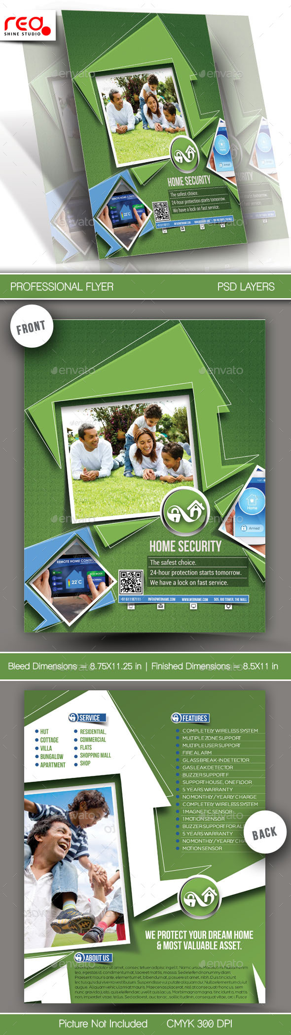 GraphicRiver Home Security Flyer & Poster Template 11508674 GraphicRiver Home Security Flyer & Poster Template 11508674