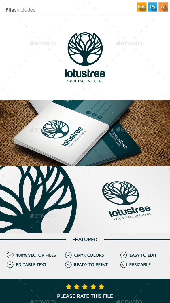 GraphicRiver Tree Logo 11508763 GraphicRiver Tree Logo 11508763