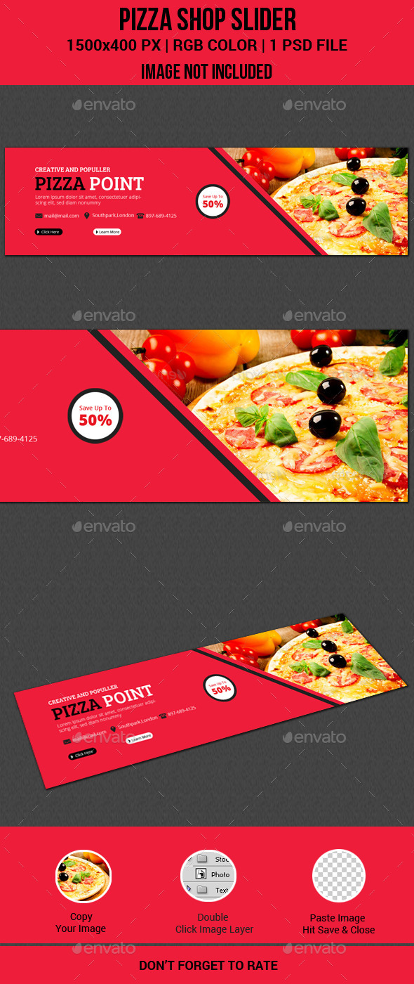 GraphicRiver Pizza Shop Slider 2 11508769 GraphicRiver Pizza Shop Slider 2 11508769