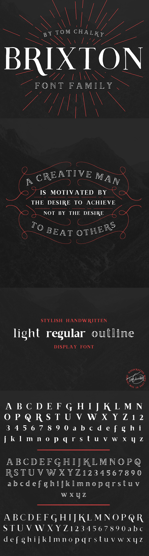 GraphicRiver Brixton Handcrafted Font 11509096 GraphicRiver Brixton Handcrafted Font 11509096