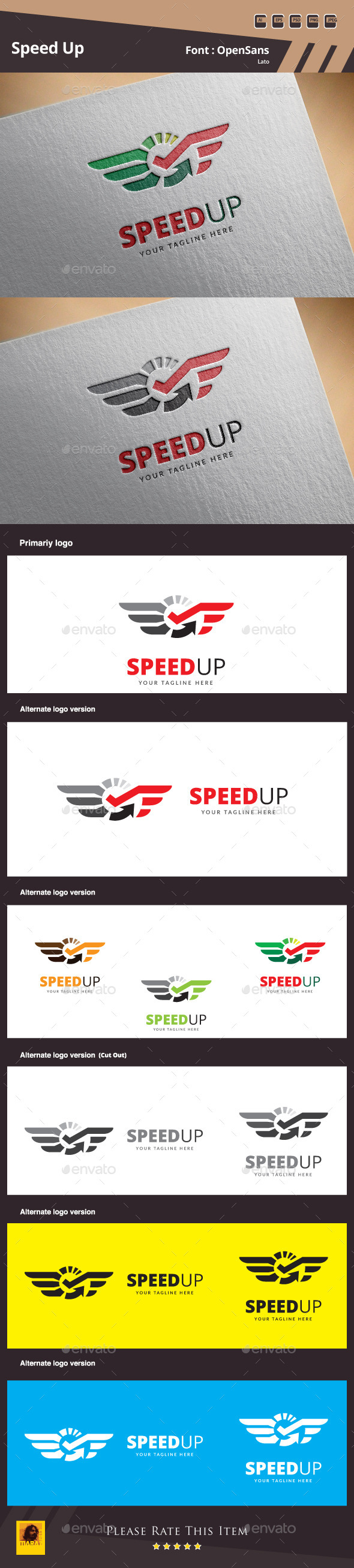 GraphicRiver Speed Up Logo Template 11509108 GraphicRiver Speed Up Logo Template 11509108