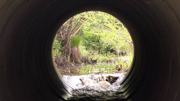 Culvert- Water Pipes Under Road Culvert- Water Pipes Under Road