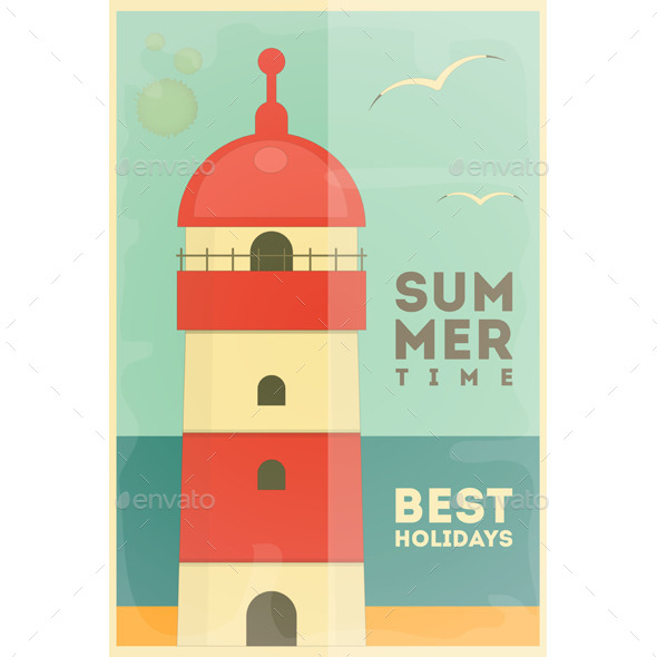 GraphicRiver Summer Holidays Card 11510114 GraphicRiver Summer Holidays Card 11510114