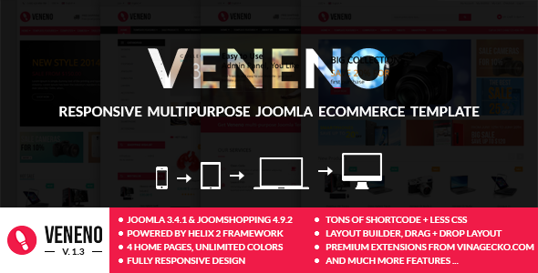 Veneno - Multipurpose Joomla eCommerce Template