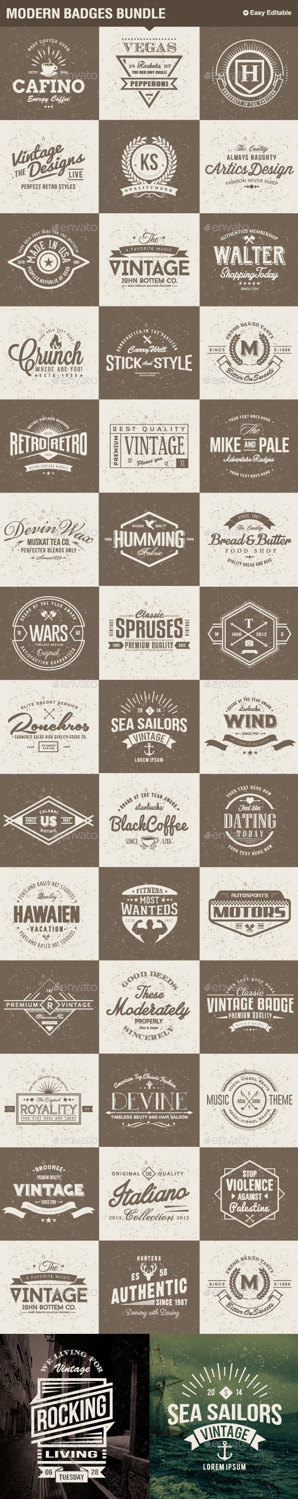 GraphicRiver Modern Badges Big Bundle 11511441 GraphicRiver Modern Badges Big Bundle 11511441