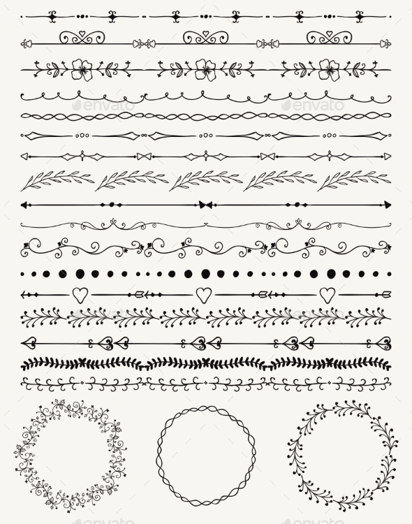 GraphicRiver Hand Sketched Seamless Borders 11511695 GraphicRiver Hand Sketched Seamless Borders 11511695