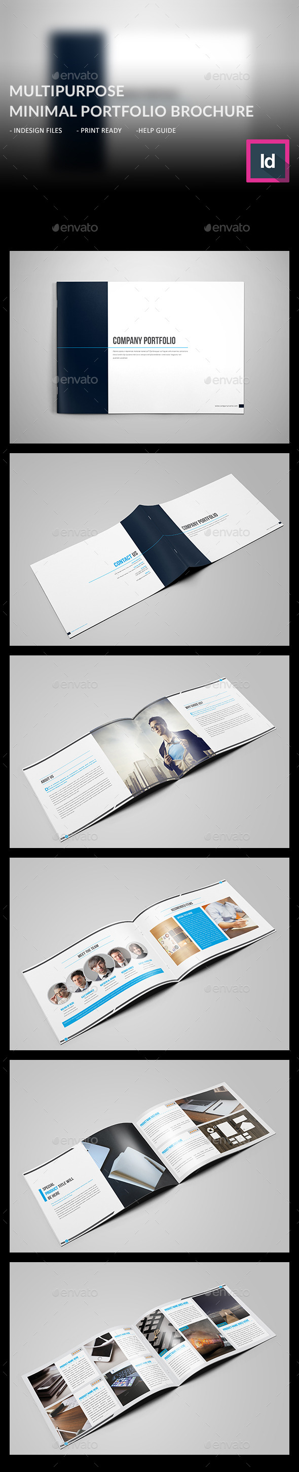 GraphicRiver Minimal Multipurpose Portfolio Brochure 11513371 GraphicRiver Minimal Multipurpose Portfolio Brochure 11513371