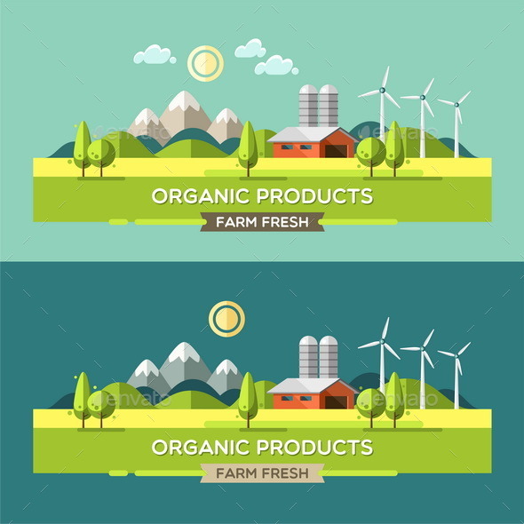 GraphicRiver Farm Fresh Organic Products 11513373 GraphicRiver Farm Fresh Organic Products 11513373