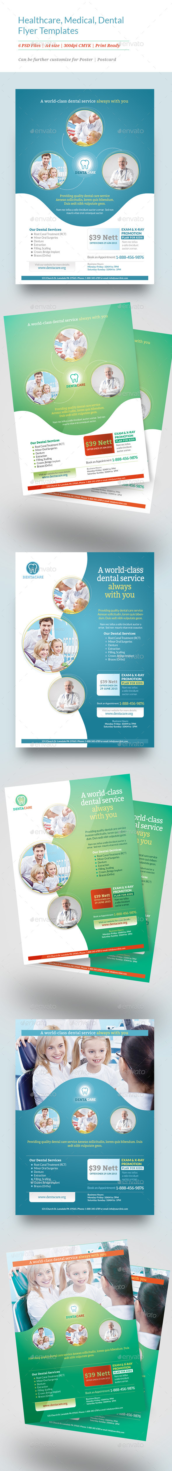 GraphicRiver Healthcare Medical Dental Flyer Templates 11515858 GraphicRiver Healthcare Medical Dental Flyer Templates 11515858