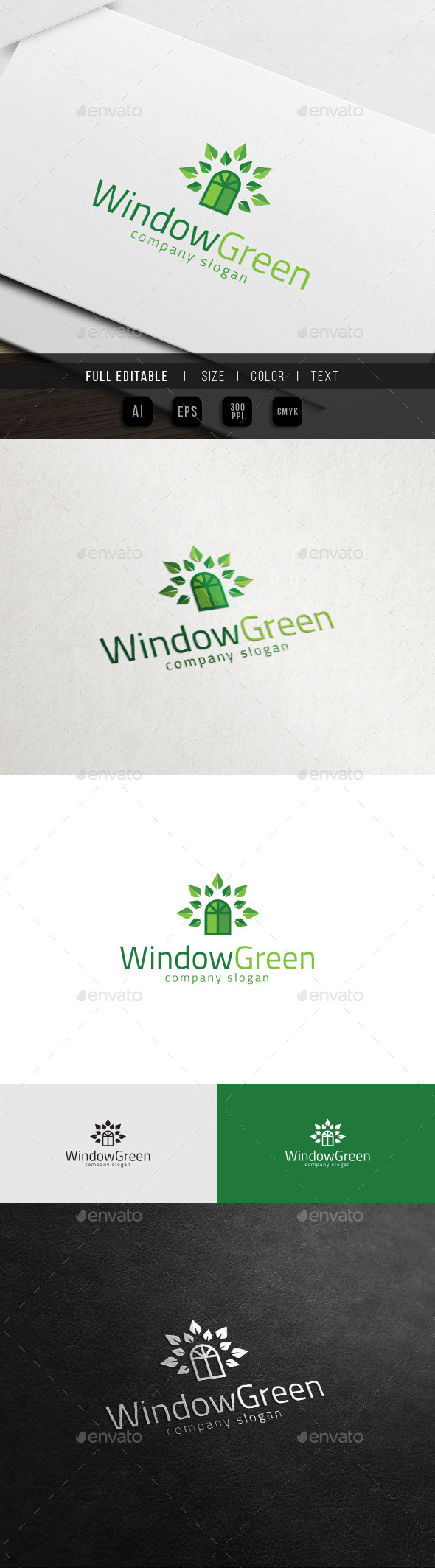 GraphicRiver Window Green Eco Property Home Charity Logo 11516713 GraphicRiver Window Green Eco Property Home Charity Logo 11516713