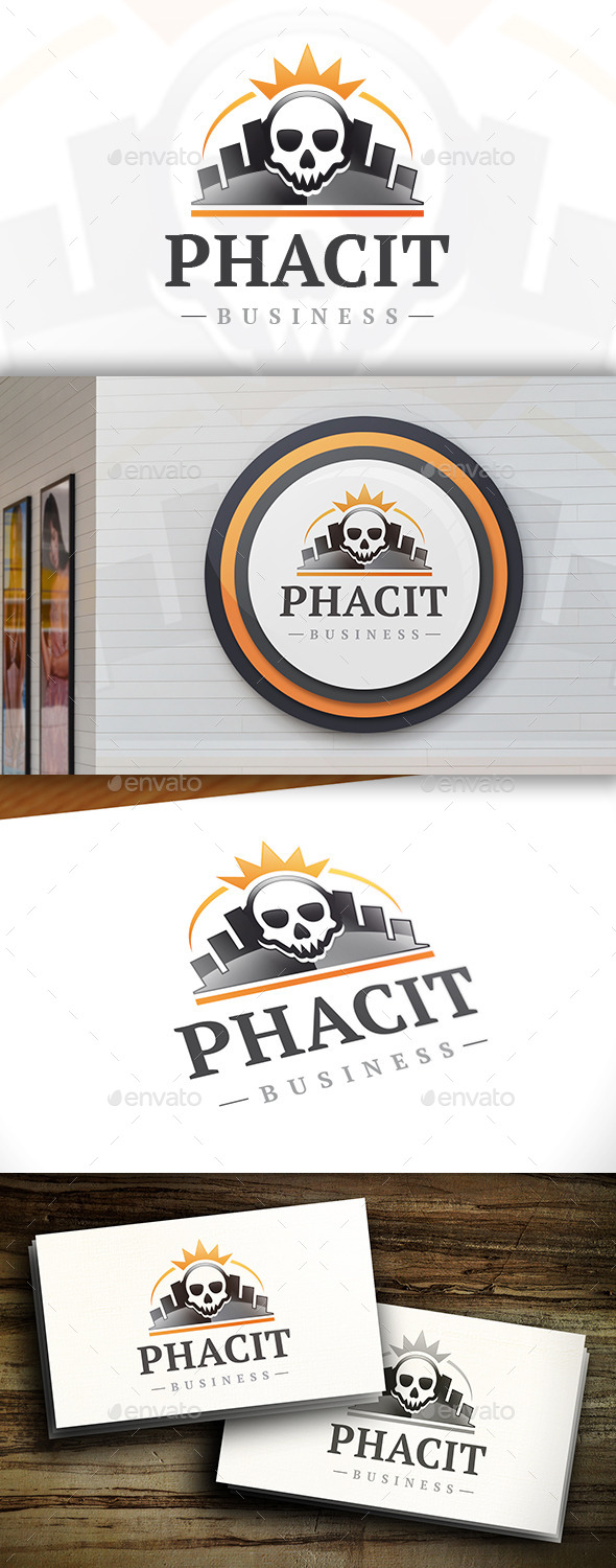 GraphicRiver Danger City Logo 11521440 GraphicRiver Danger City Logo 11521440