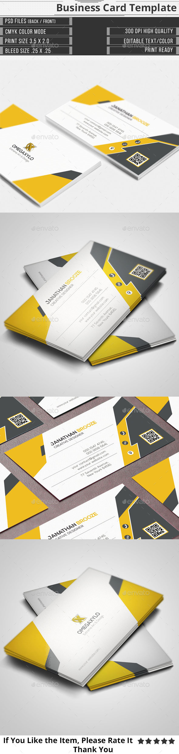GraphicRiver Corporate Business Card 11522557 GraphicRiver Corporate Business Card 11522557