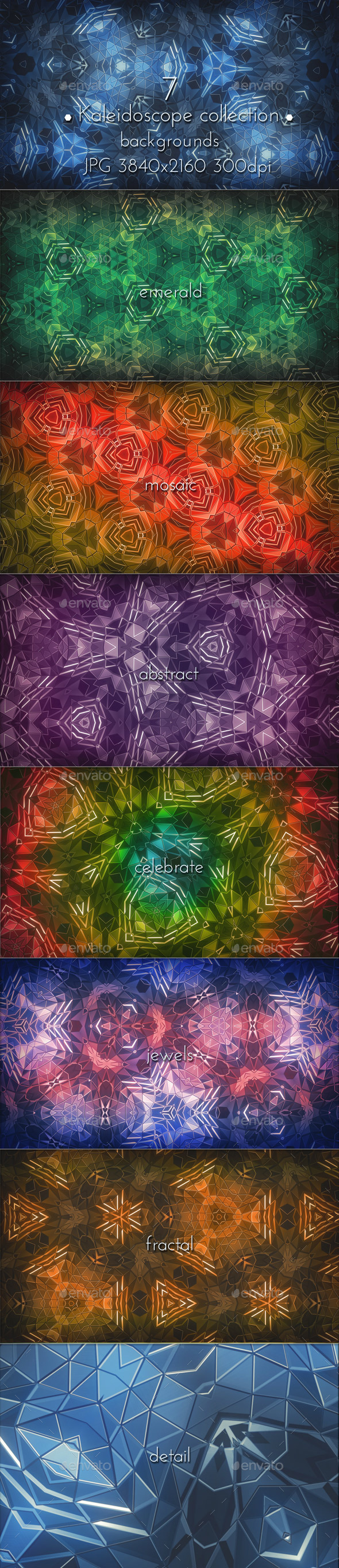 GraphicRiver Kaleidoscope Mosaic Patterns 11524176 GraphicRiver Kaleidoscope Mosaic Patterns 11524176
