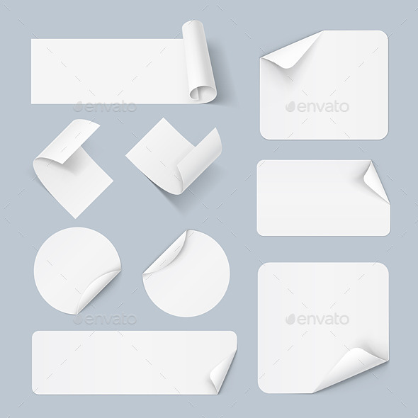 GraphicRiver Paper Sticker 11524540 GraphicRiver Paper Sticker 11524540
