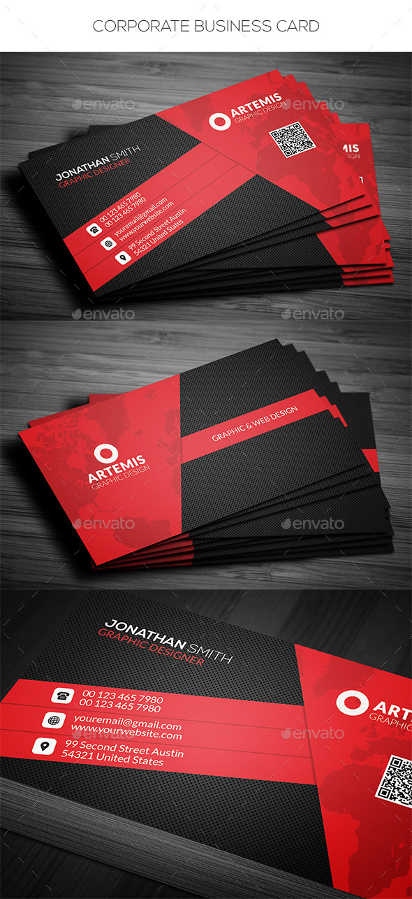 GraphicRiver Corporate Business Card 11524807 GraphicRiver Corporate Business Card 11524807