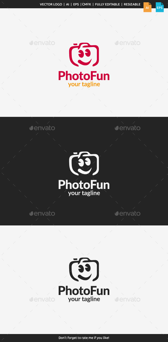 GraphicRiver Photo Fun Logo 11526675 GraphicRiver Photo Fun Logo 11526675