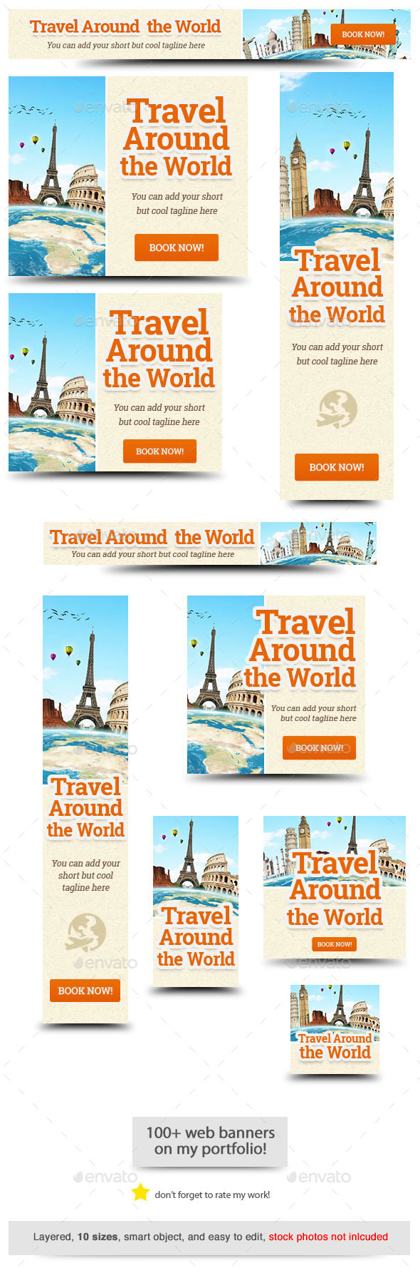 GraphicRiver Travel Around the World Banner 11526722 GraphicRiver Travel Around the World Banner 11526722