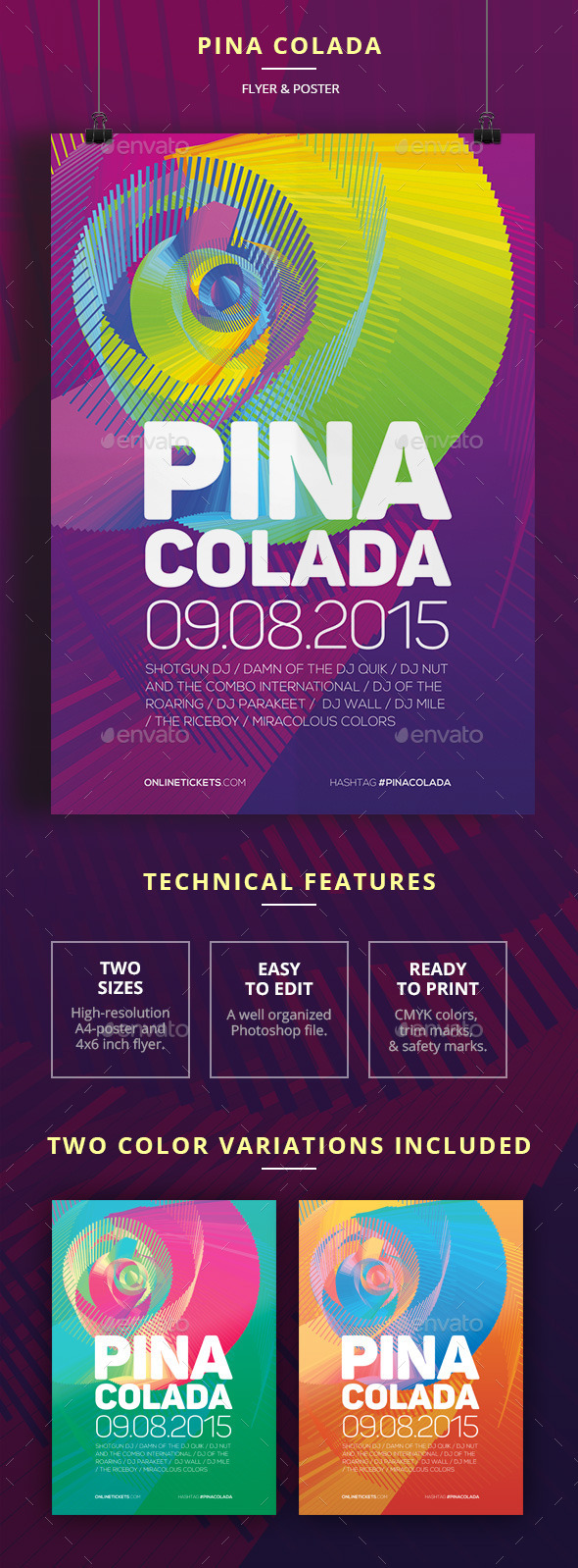 GraphicRiver Pina Colada 11438025 GraphicRiver Pina Colada 11438025