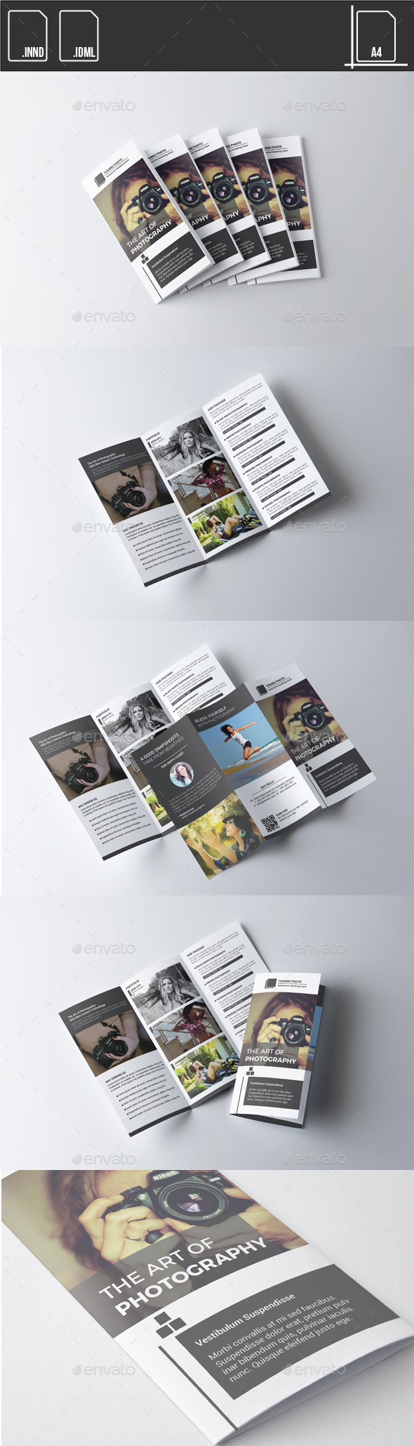 GraphicRiver Brochure Trifold Photographer Black White 11530507 GraphicRiver Brochure Trifold Photographer Black White 11530507