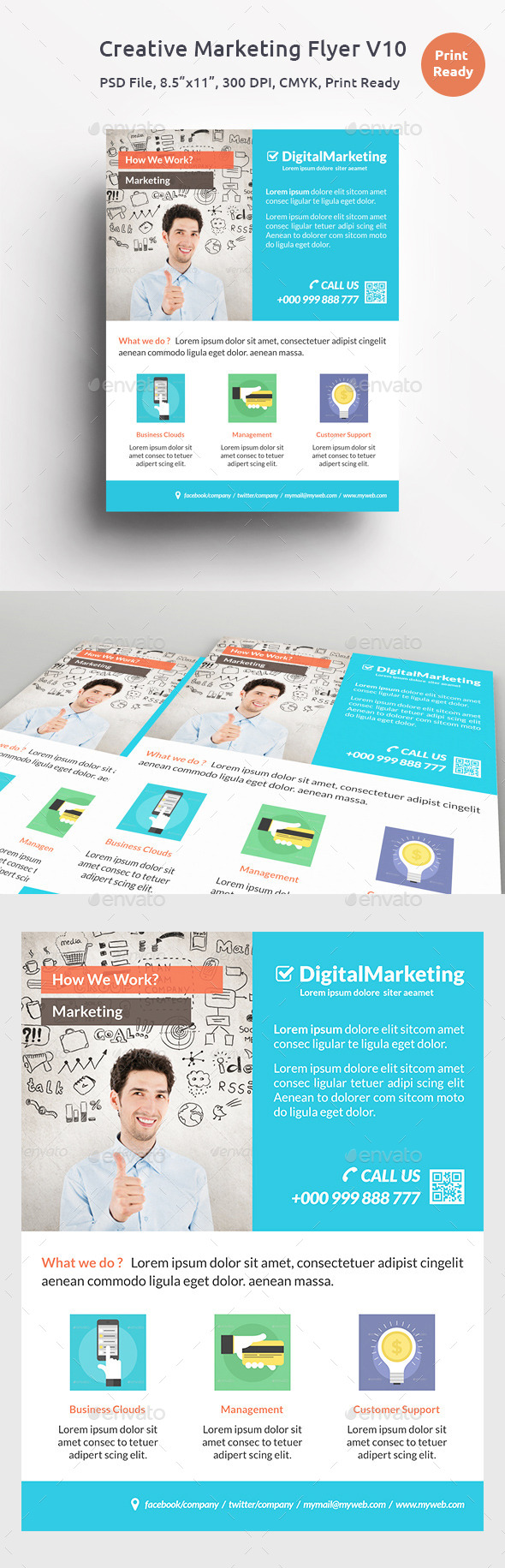 GraphicRiver Creative Marketing Flyer V10 11530938 GraphicRiver Creative Marketing Flyer V10 11530938