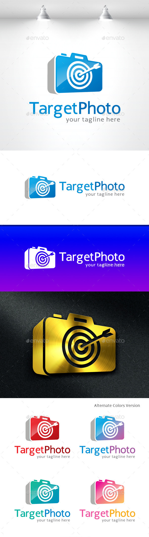 GraphicRiver Target Photo Logo Template 11531221 GraphicRiver Target Photo Logo Template 11531221