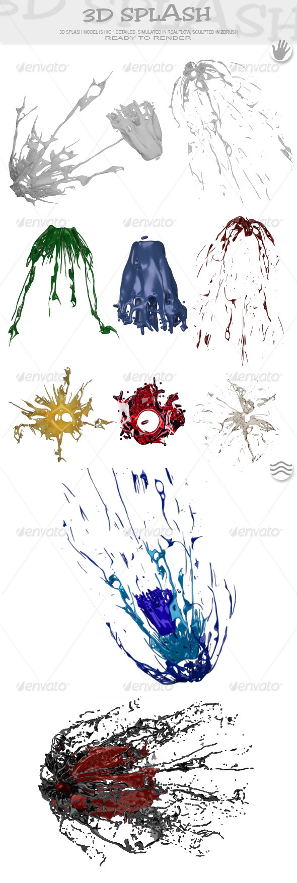 3DOcean HD Abstract Water Paint Liquid Splash 25 11531439 3DOcean HD Abstract Water Paint Liquid Splash 25 11531439