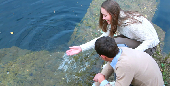 Couple at water Couple at water