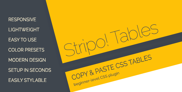 CodeCanyon Stripo Responsive Tables 11532283 CodeCanyon Stripo Responsive Tables 11532283