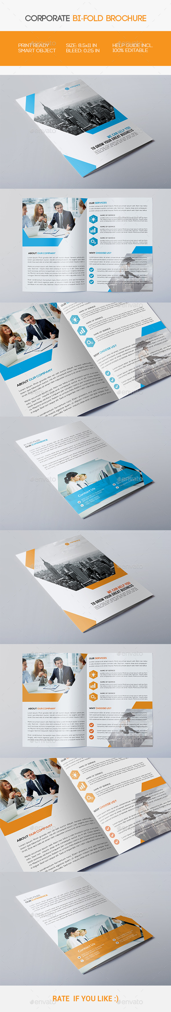 GraphicRiver Corporate Bi-fold Brochure 11533072 GraphicRiver Corporate Bi-fold Brochure 11533072