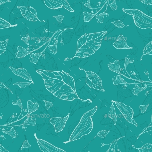 GraphicRiver Vector Flying Green Leaves Seamless Pattern 11533244 GraphicRiver Vector Flying Green Leaves Seamless Pattern 11533244