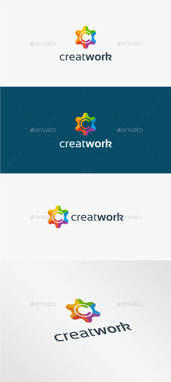 GraphicRiver Creative Work Logo Template 11538447 GraphicRiver Creative Work Logo Template 11538447