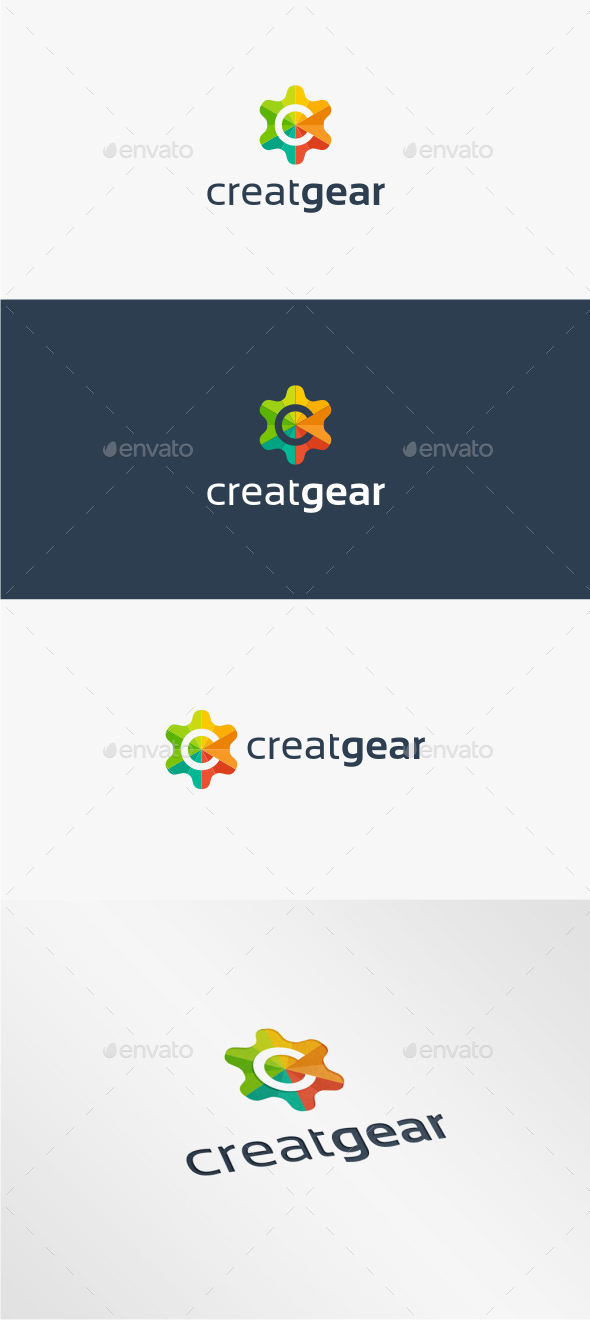 GraphicRiver Creat Gear Logo Template 11538540 GraphicRiver Creat Gear Logo Template 11538540