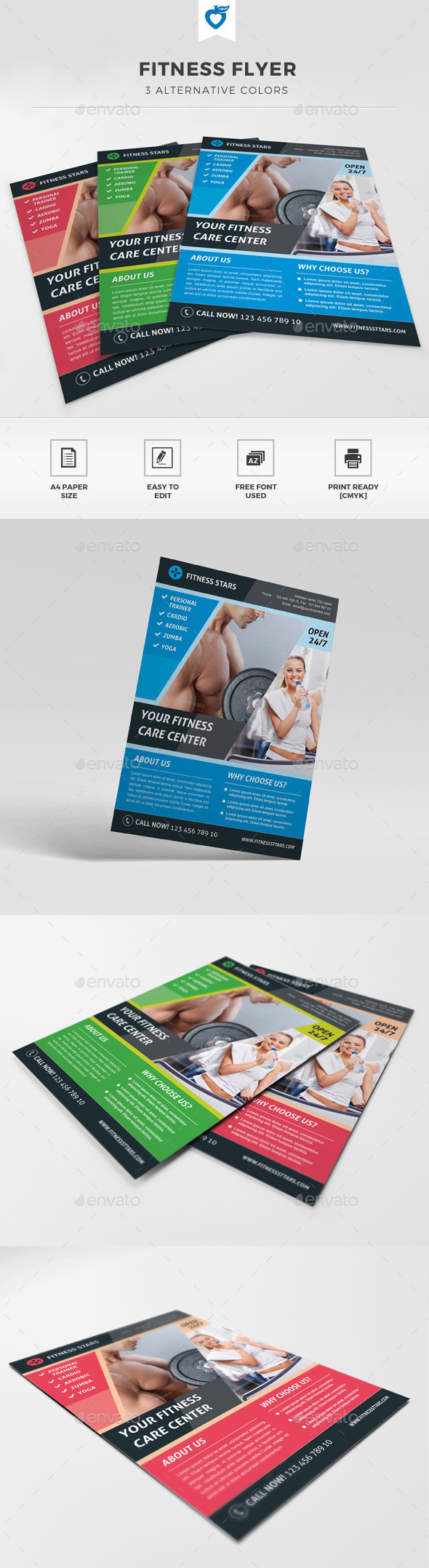GraphicRiver Fitness Flyer 11538796 GraphicRiver Fitness Flyer 11538796