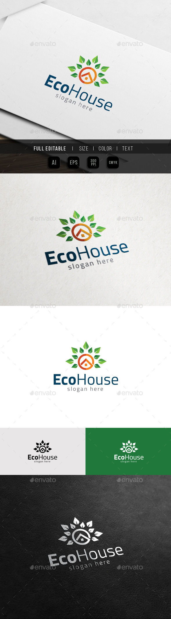 GraphicRiver Eco Green Property Vegetable House Logo 11539054 GraphicRiver Eco Green Property Vegetable House Logo 11539054