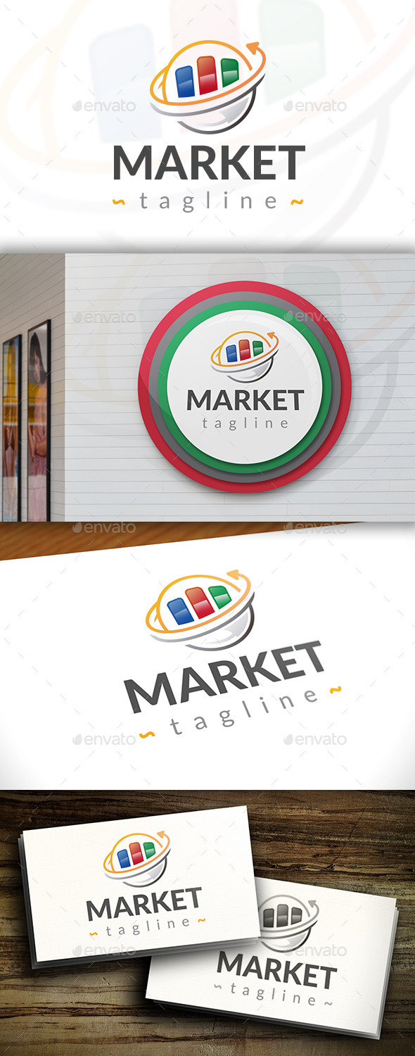 GraphicRiver Global Market Logo 11539154 GraphicRiver Global Market Logo 11539154