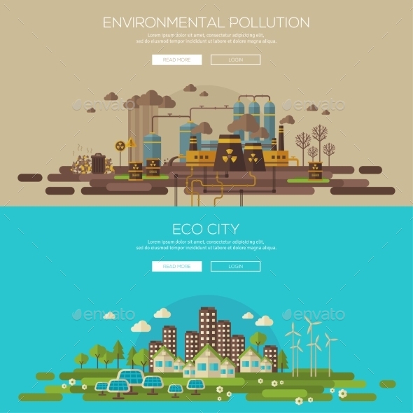 GraphicRiver Green Eco City And Environmental Pollution 11539221 GraphicRiver Green Eco City And Environmental Pollution 11539221