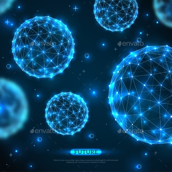 GraphicRiver Abstract Vector Spheres Futuristic Technology 11539234 GraphicRiver Abstract Vector Spheres Futuristic Technology 11539234