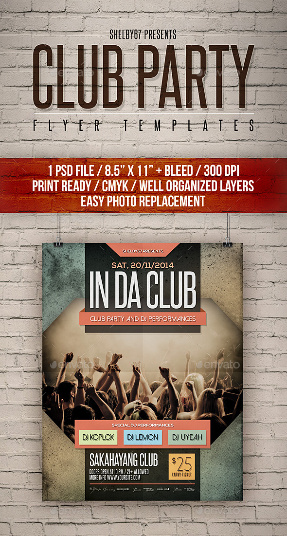 GraphicRiver Club Party Flyer Templates 11539828 GraphicRiver Club Party Flyer Templates 11539828