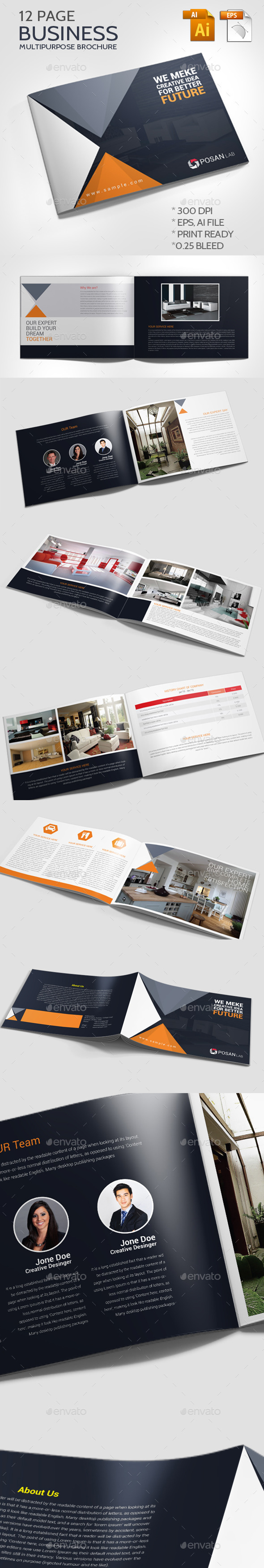 GraphicRiver Business Multipurpose Brochure 11426397 GraphicRiver Business Multipurpose Brochure 11426397