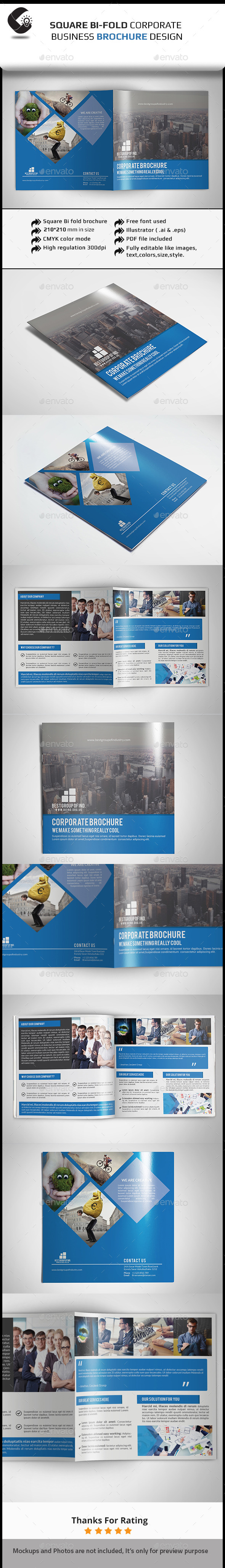 GraphicRiver Square Bifold Brochure 11540055 GraphicRiver Square Bifold Brochure 11540055