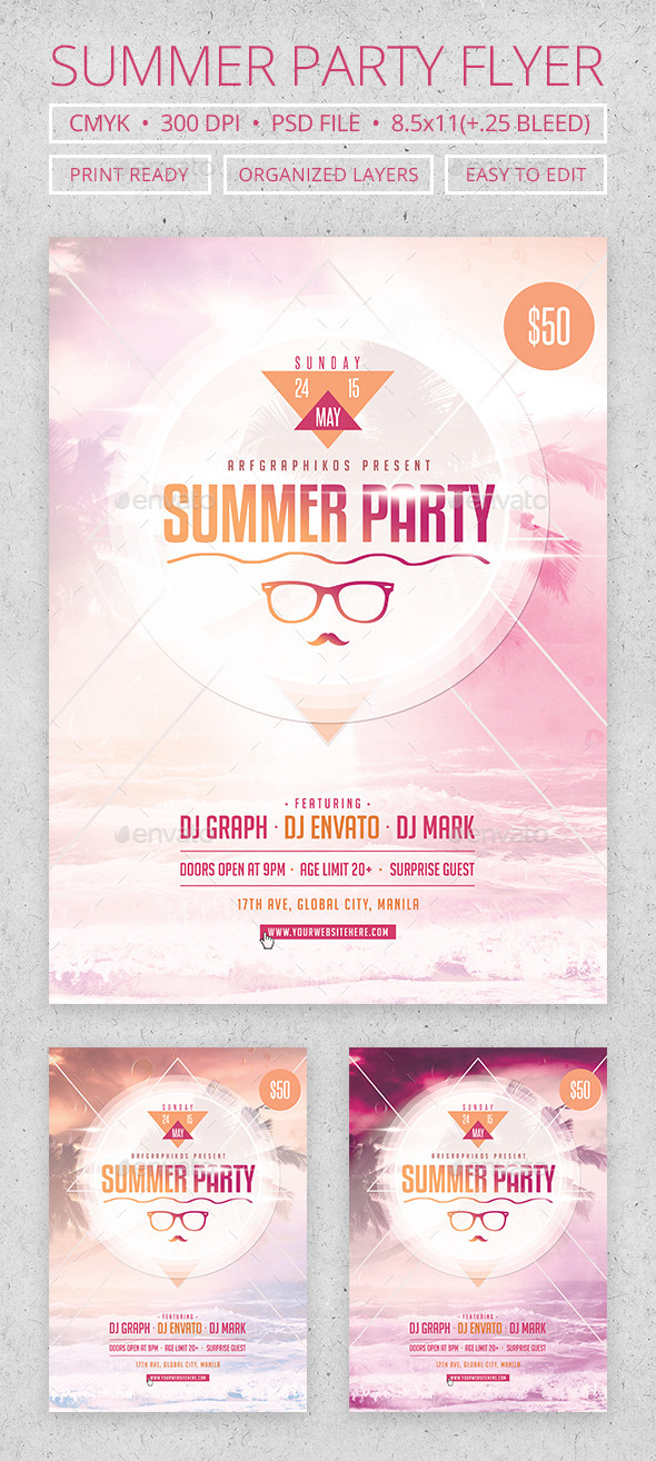 Summer Party Flyer