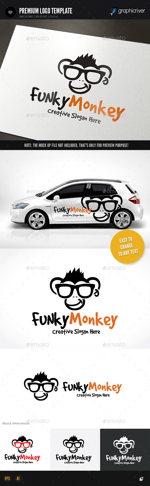GraphicRiver Funky Monkey 11540618 GraphicRiver Funky Monkey 11540618
