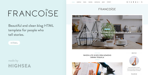 Francoise - Blog HTML Template