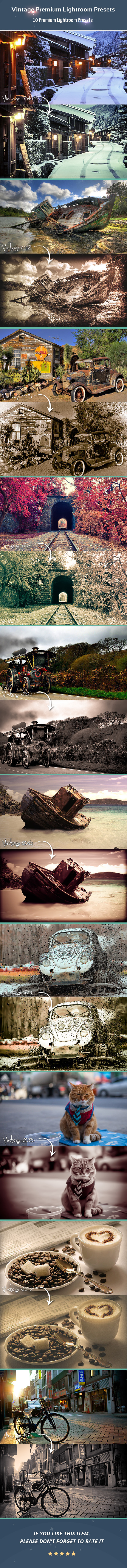 GraphicRiver Vintage Premium Lightroom Presets 11542352 GraphicRiver Vintage Premium Lightroom Presets 11542352