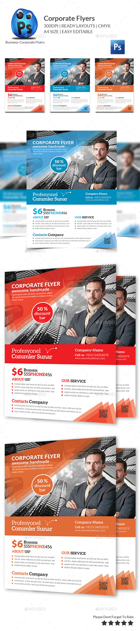 GraphicRiver Multipurpose Business Flyers Templates 11544908 GraphicRiver Multipurpose Business Flyers Templates 11544908