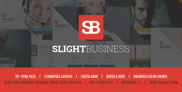 Slight Business - Responsive Corporate Template